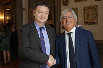 K.V.Krokhin and Mayor of Forte dei Marmi Umberto Buratti